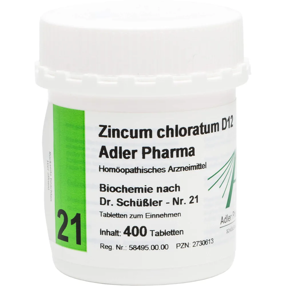 Biochemie Adler 21 Zincum chloratum D 12 Tabletten 400 St