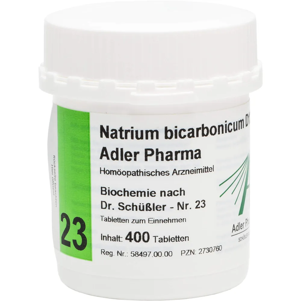 Biochemie Adler 23 Natrium bicarbonicum D 12 Tabl. 400 St