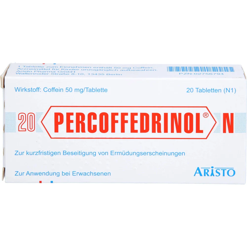 Percoffedrinol N 50 mg Tabletten 20 St