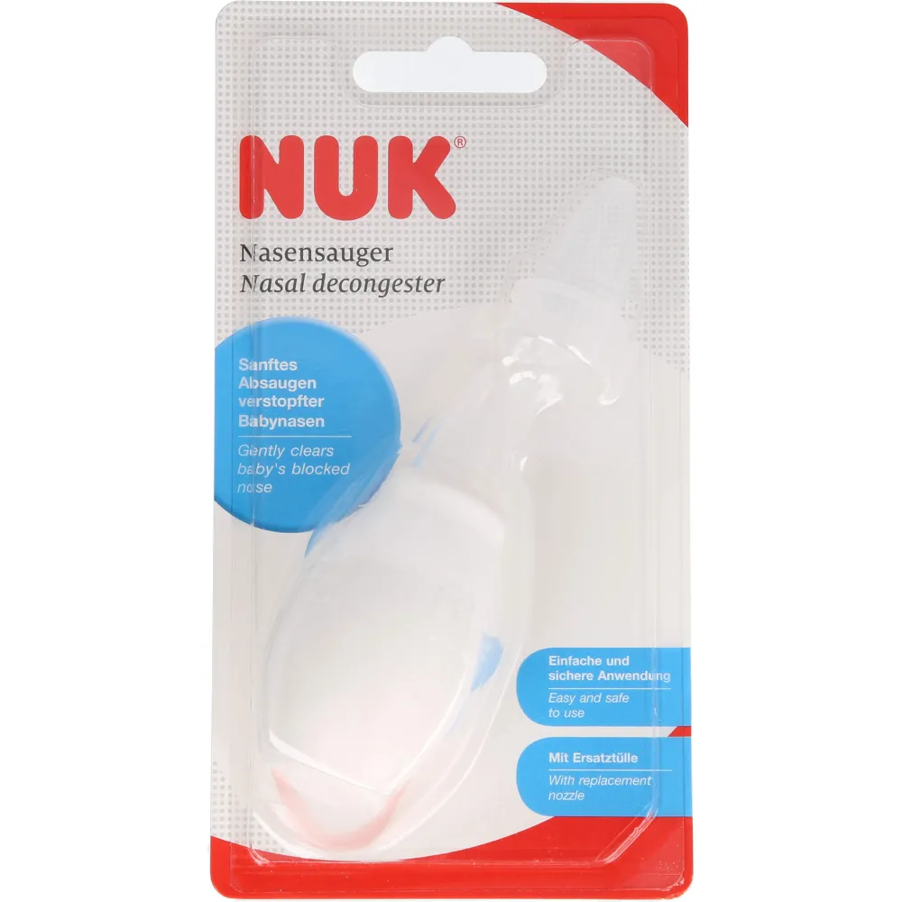 Nuk Nasensauger Gr.1 weiß Krt. 1 St