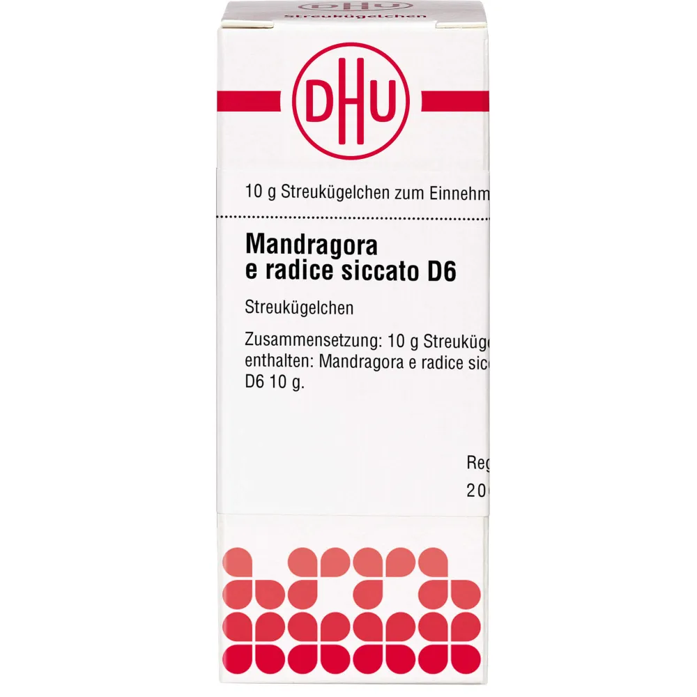 Mandragora E radice siccata D 6 Globuli 10 g