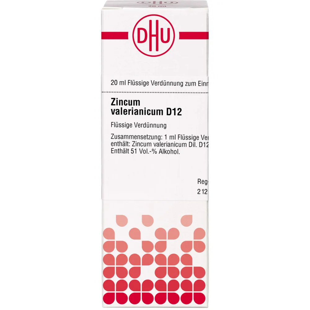 Zincum Valerianicum D 12 Dilution 20 ml