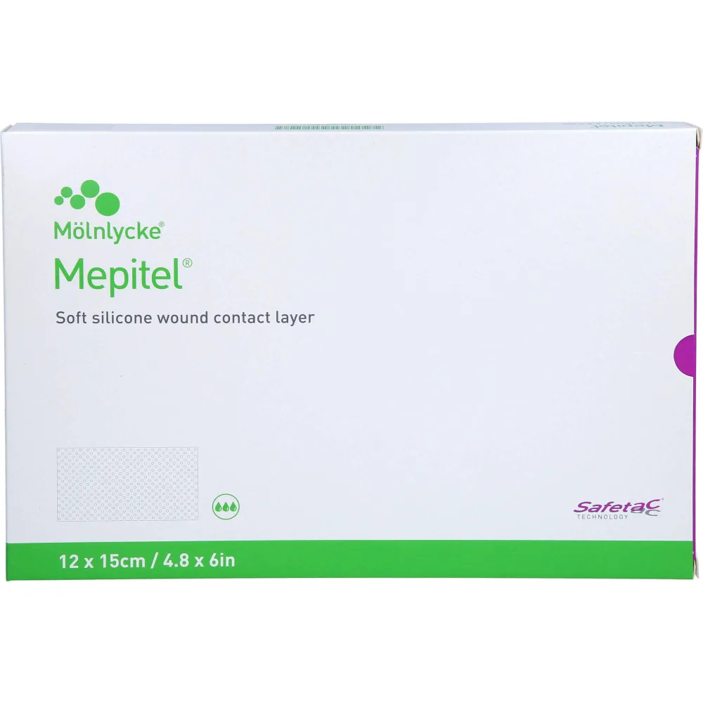 Mepitel Silikon Netzverband 12x15 cm steril 5 St