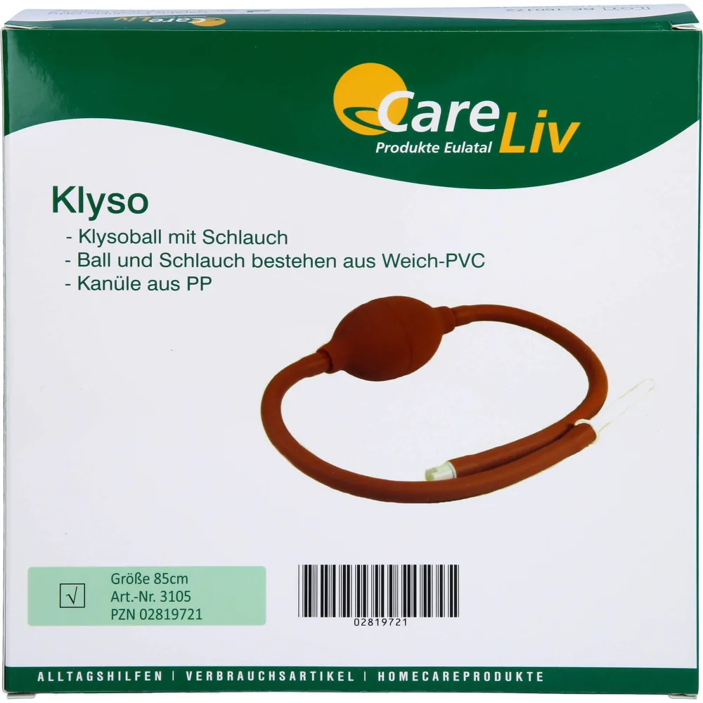 Klyso komplett 85 cm Schlauch u.Kanüle 1 St