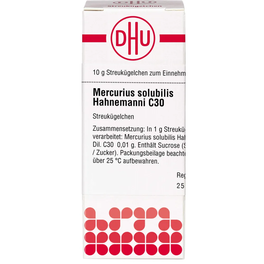 Mercurius Solubilis Hahnemanni C 30 Globuli 10 g