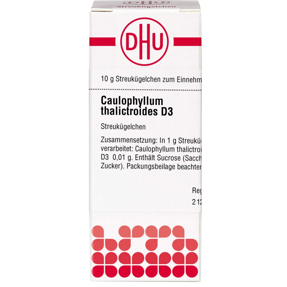 Caulophyllum Thalictroides D 3 Globuli 10 g