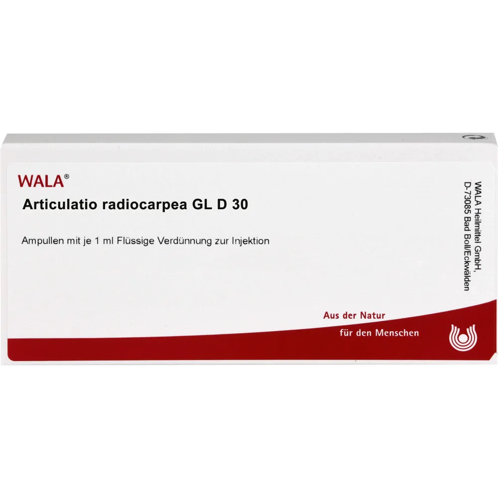 Articulatio radiocarpea Gl D 30 Ampullen 10 ml