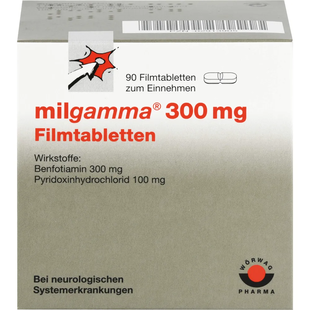 Milgamma 300 mg Filmtabletten 90 St