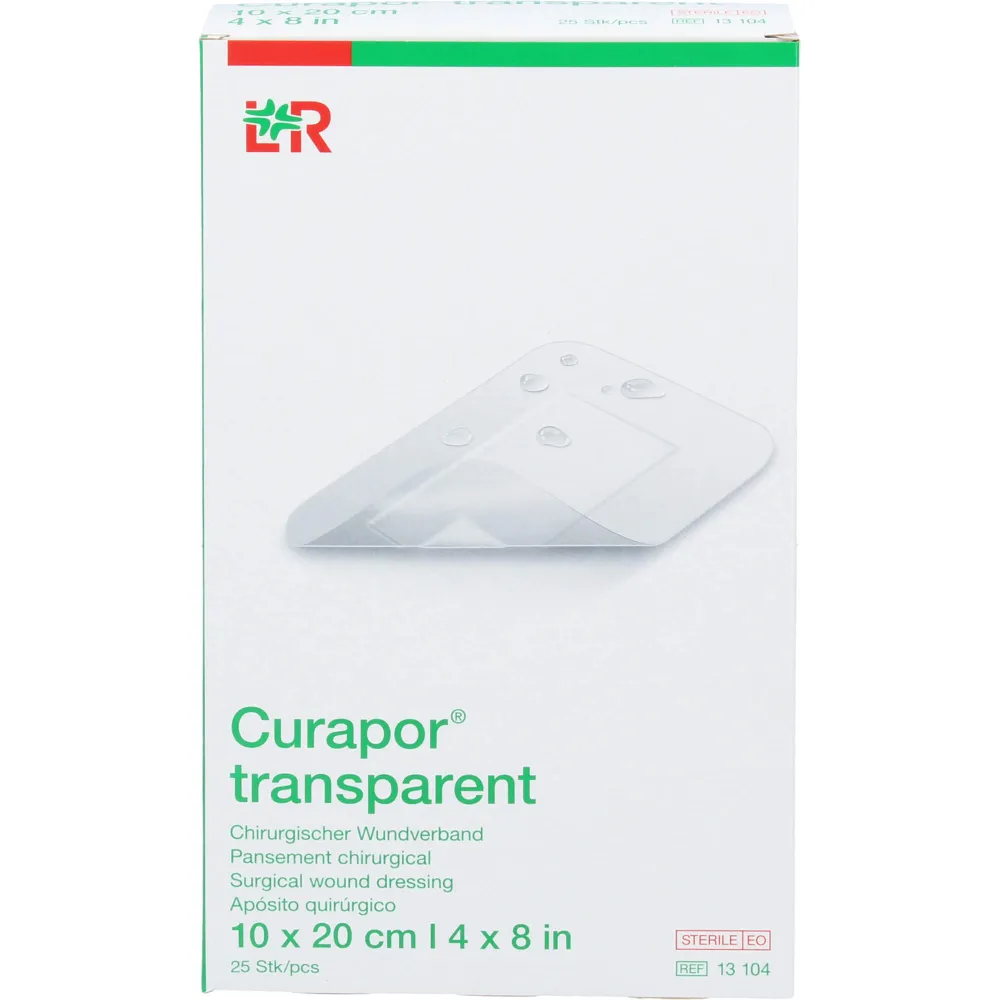 Curapor Wundverband steril transparent 10x20 cm 25 St