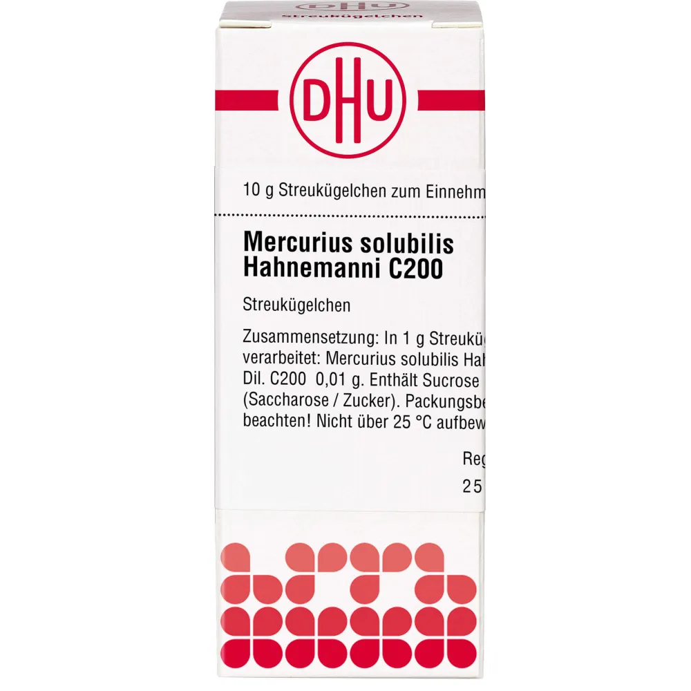 Mercurius Solubilis Hahnemanni C 200 Globuli 10 g