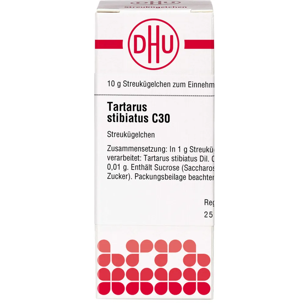 Tartarus Stibiatus C 30 Globuli 10 g