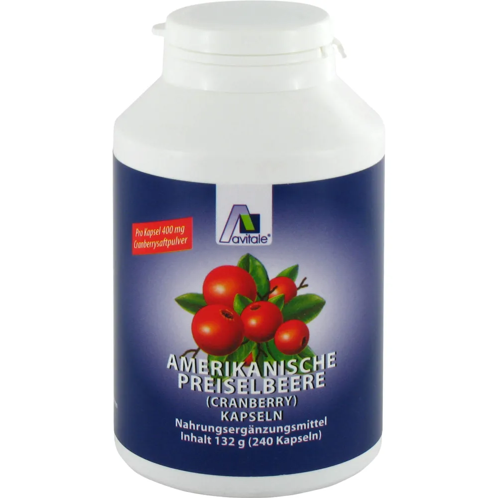 Preiselbeere amerikanisch 400 mg Kapseln 240 St