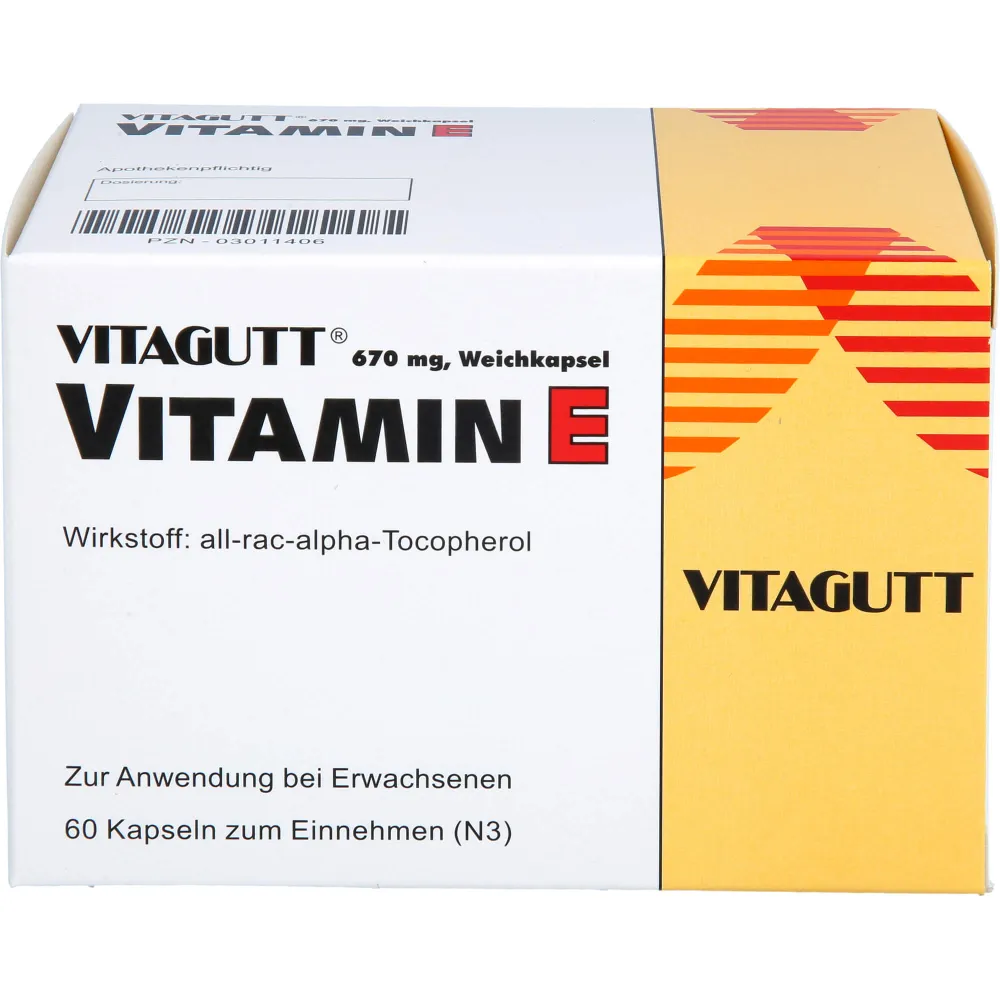 Vitagutt Vitamin E 1000 Weichkapseln 60 St