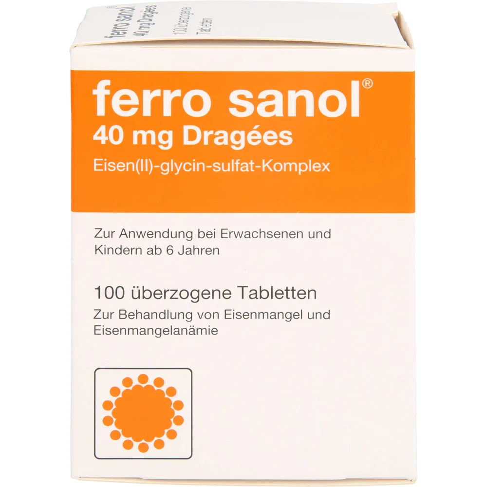 Ferro Sanol überzogene Tabletten 100 St
