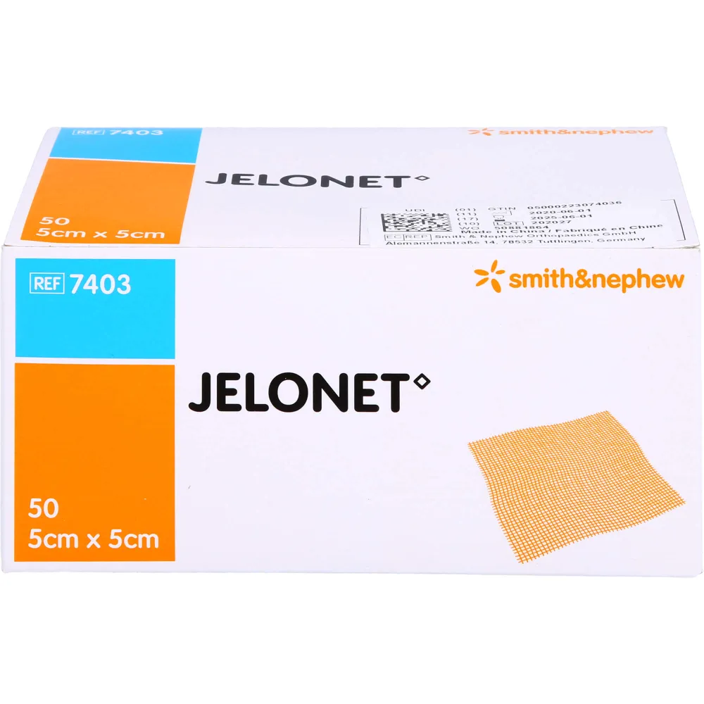 Jelonet Paraffingaze 5x5 cm steril Peelpack 50 St