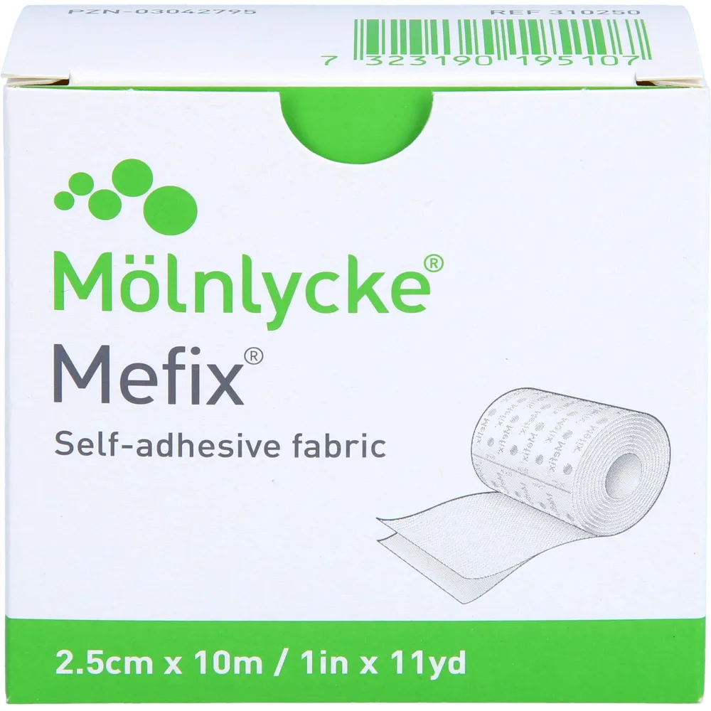 Mefix Fixiervlies 2,5 cmx10 m 1 St