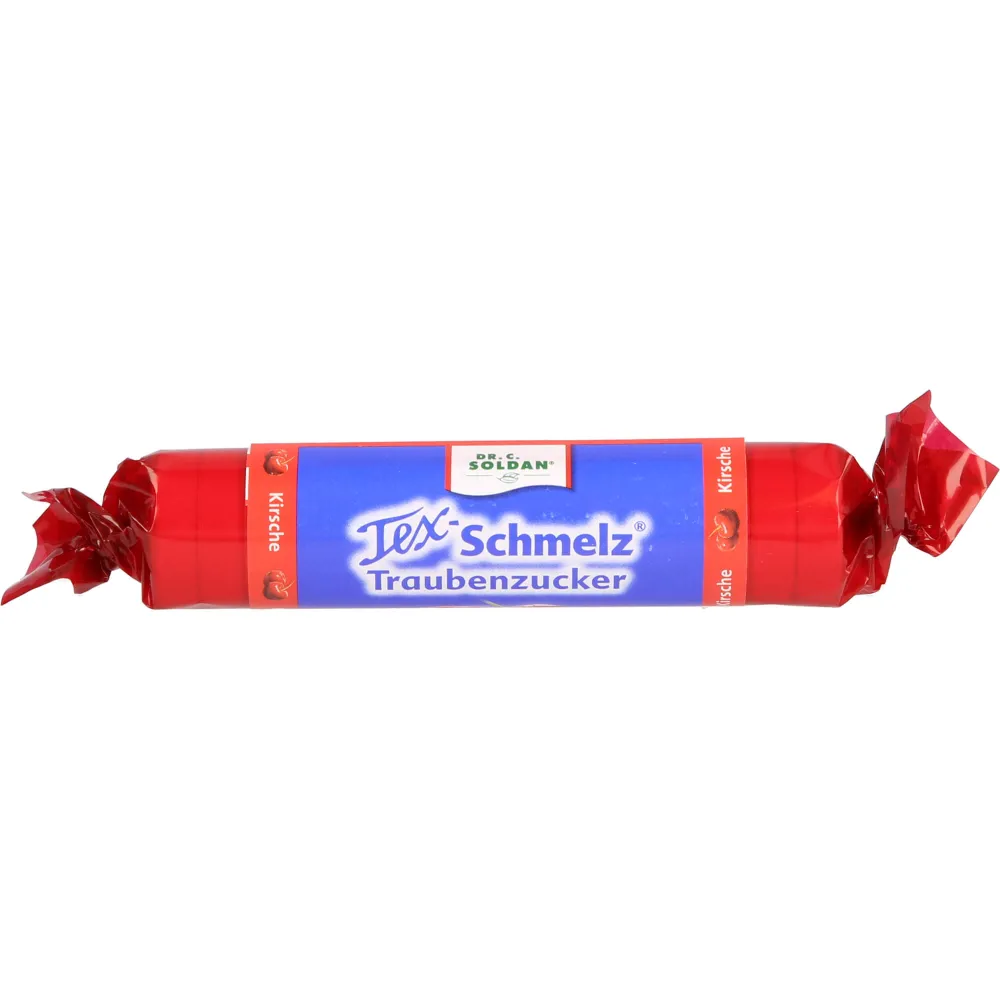Soldan Tex Schmelz Traubenzucker Kirsche Rolle 33 g