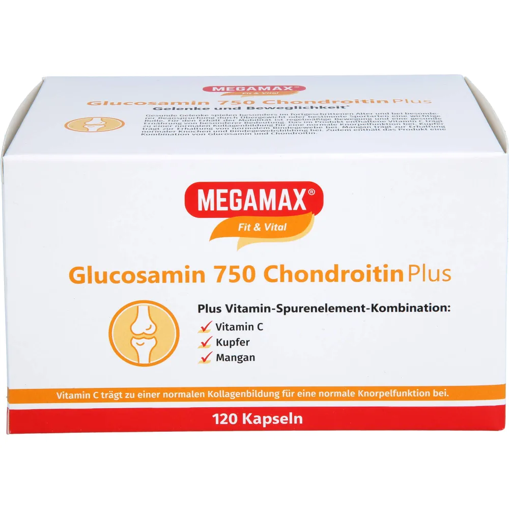 Glucosamin 750 Chondroitin Plus Megamax Kapseln 120 St