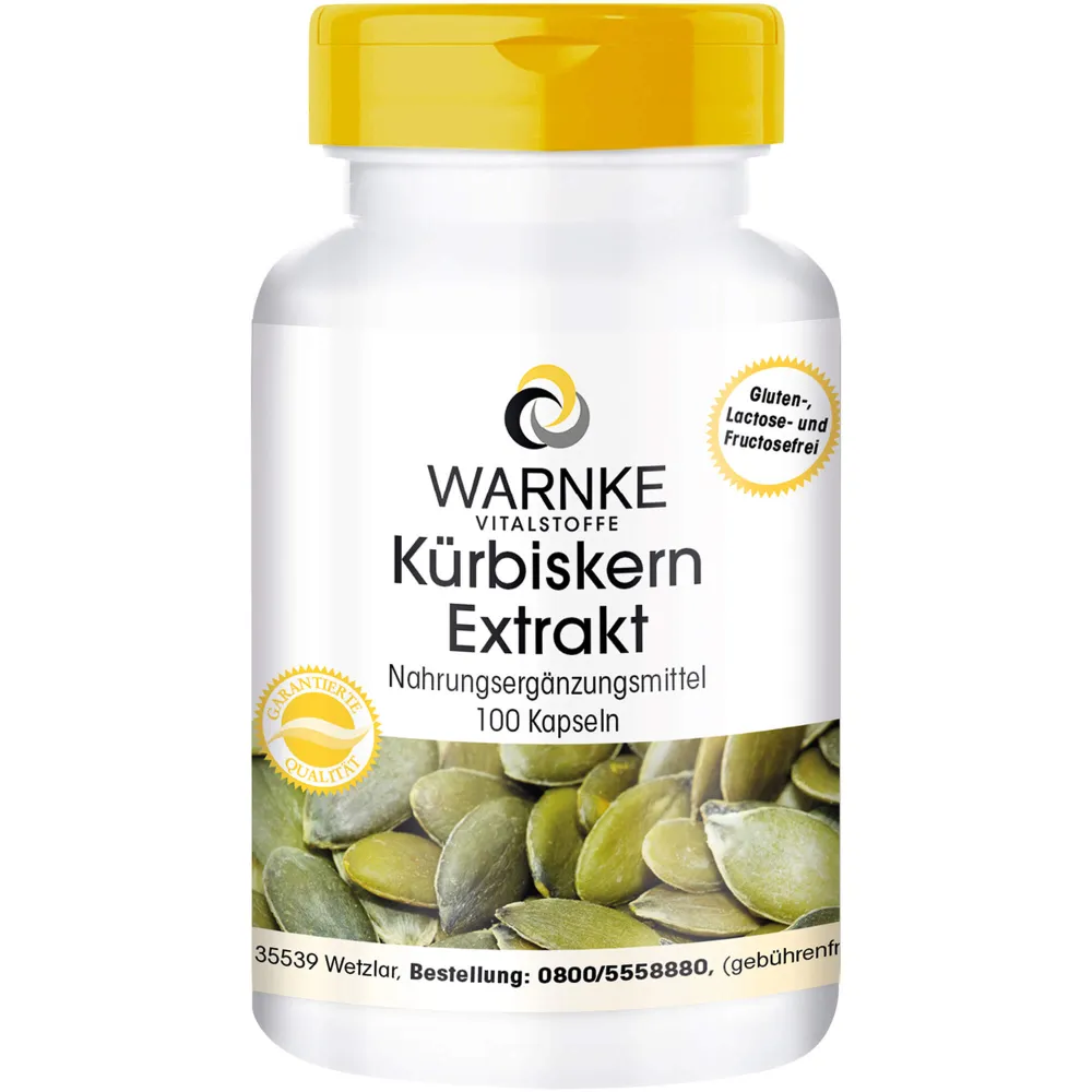 Kürbiskern Extrakt Kapseln 100 St
