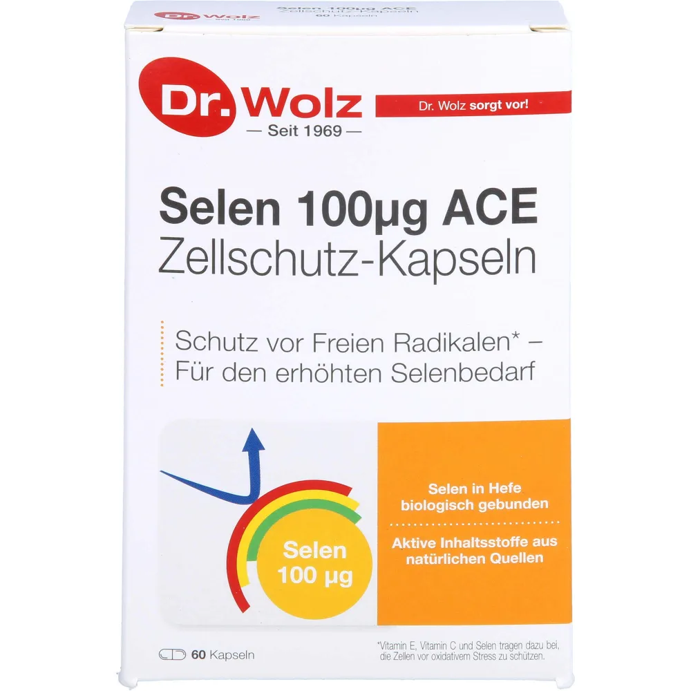 Selen Ace 100 µg 60 Tage Kapseln 60 St