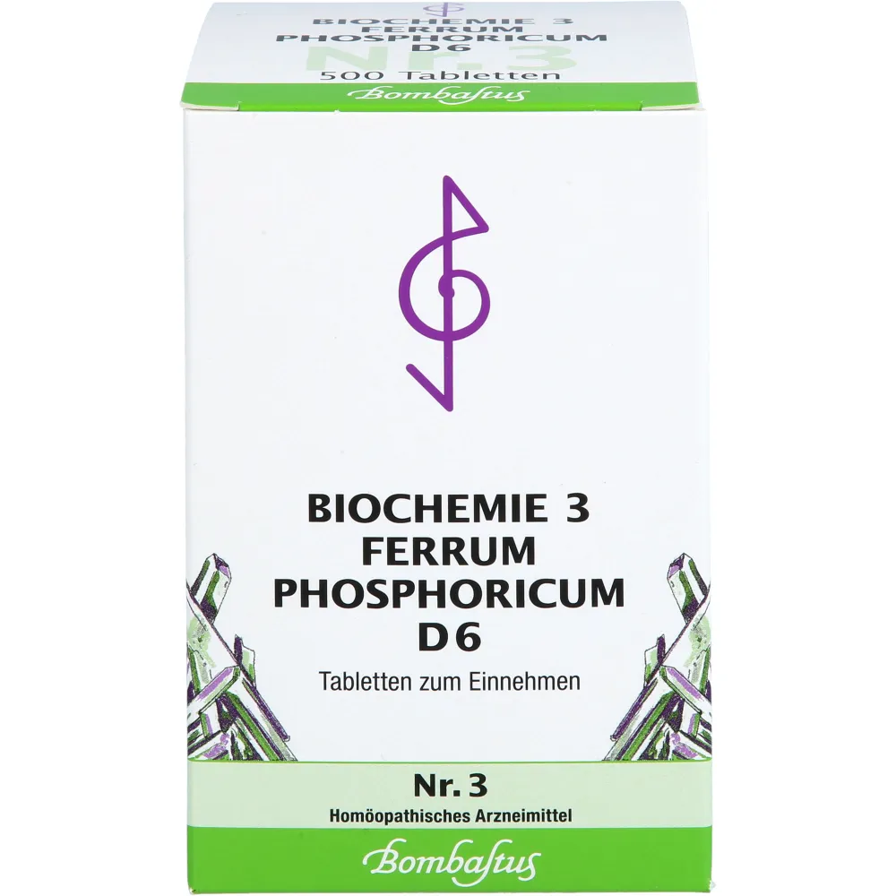 Biochemie 3 Ferrum phosphoricum D 6 Tabletten 500 St