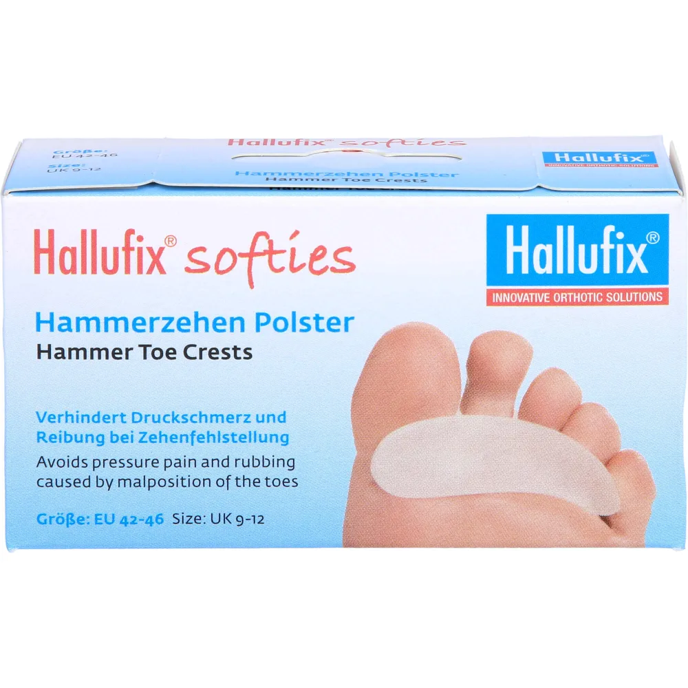 Hallufix softies Hammerzehenpolster Gr.L 42-46 2 St