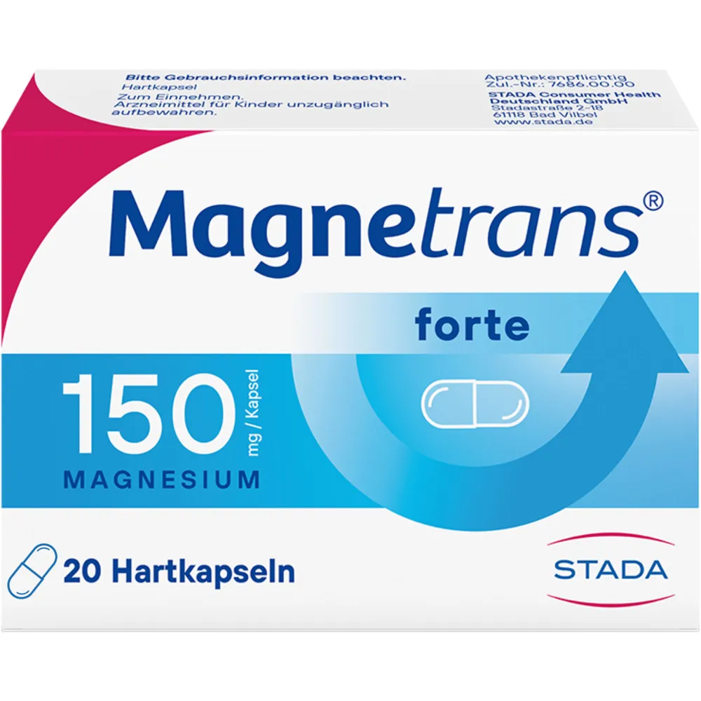 Magnetrans forte 150 mg Hartkapseln 20 St