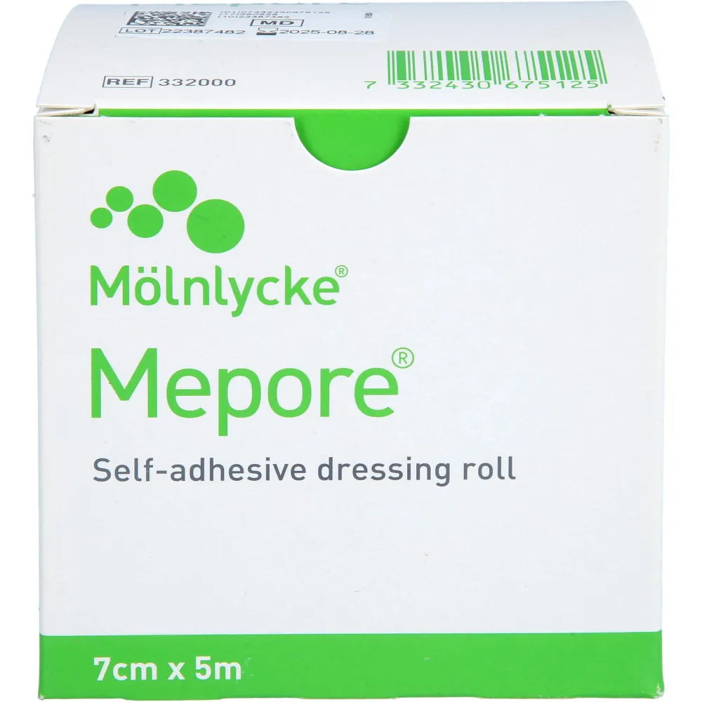 Mepore Wundverband unsteril 7 cmx5 m 1 St