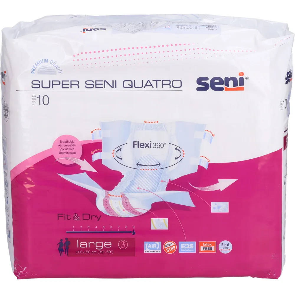 Seni Super Quatro Inkontinenzslip L 60 St