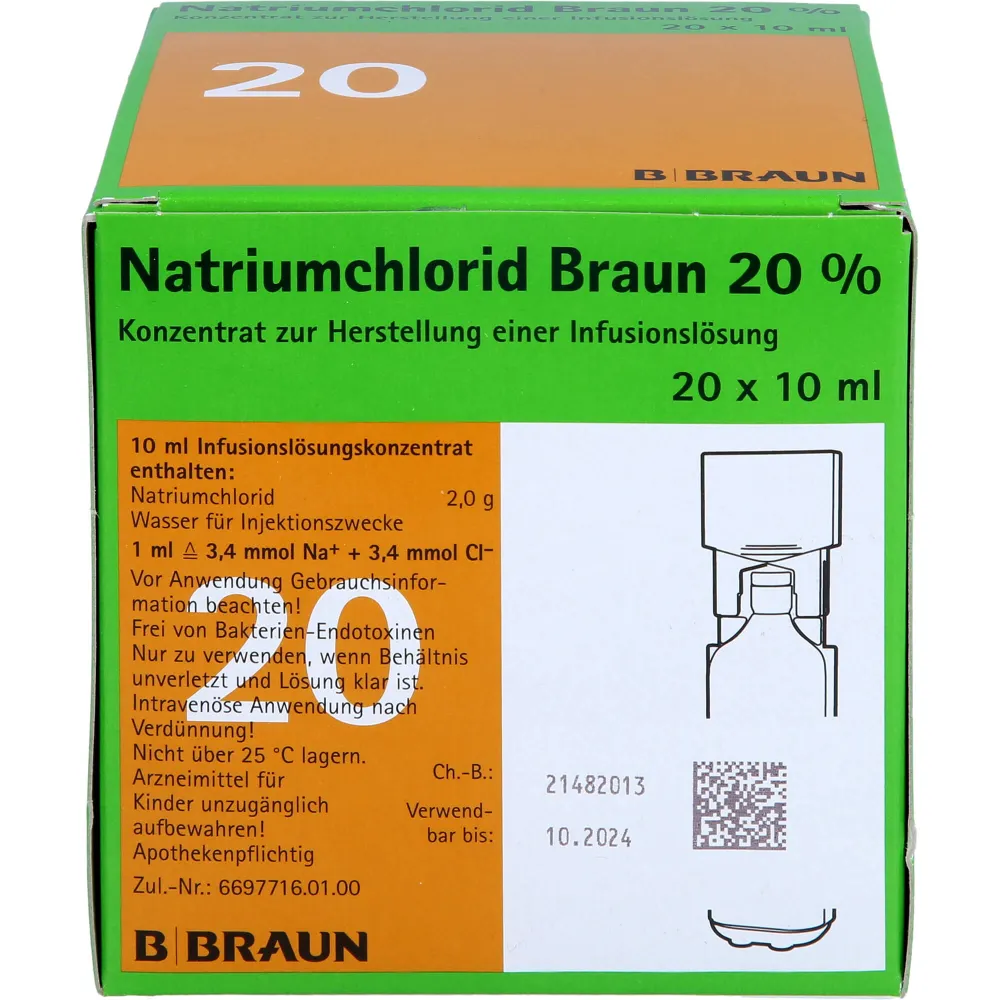 Natriumchlorid 20% Mpc Elektrolytkonzentrat 200 ml