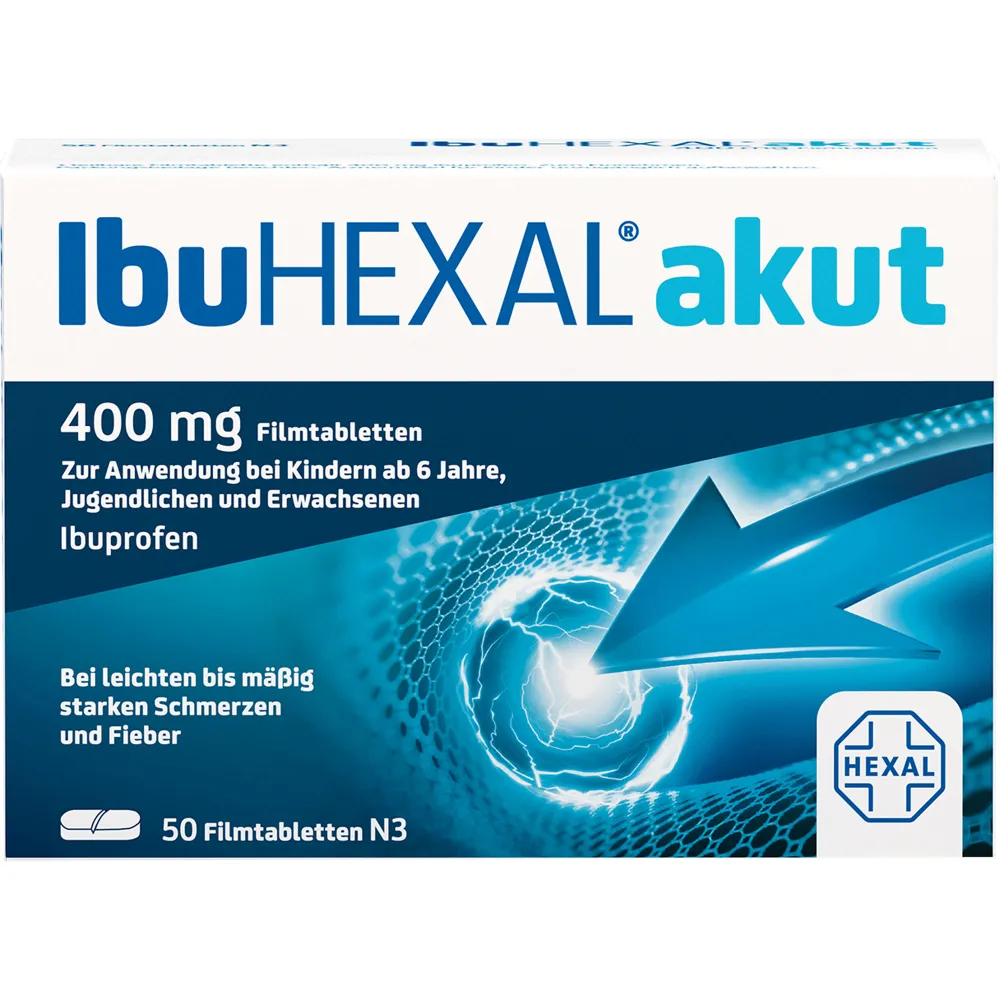 Ibuhexal akut 400 Filmtabletten 50 St