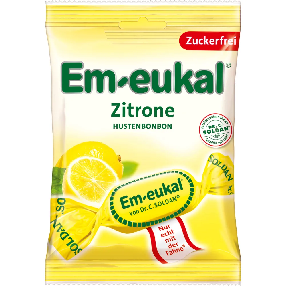 Em-Eukal Bonbons Zitrone zuckerfrei 75 g