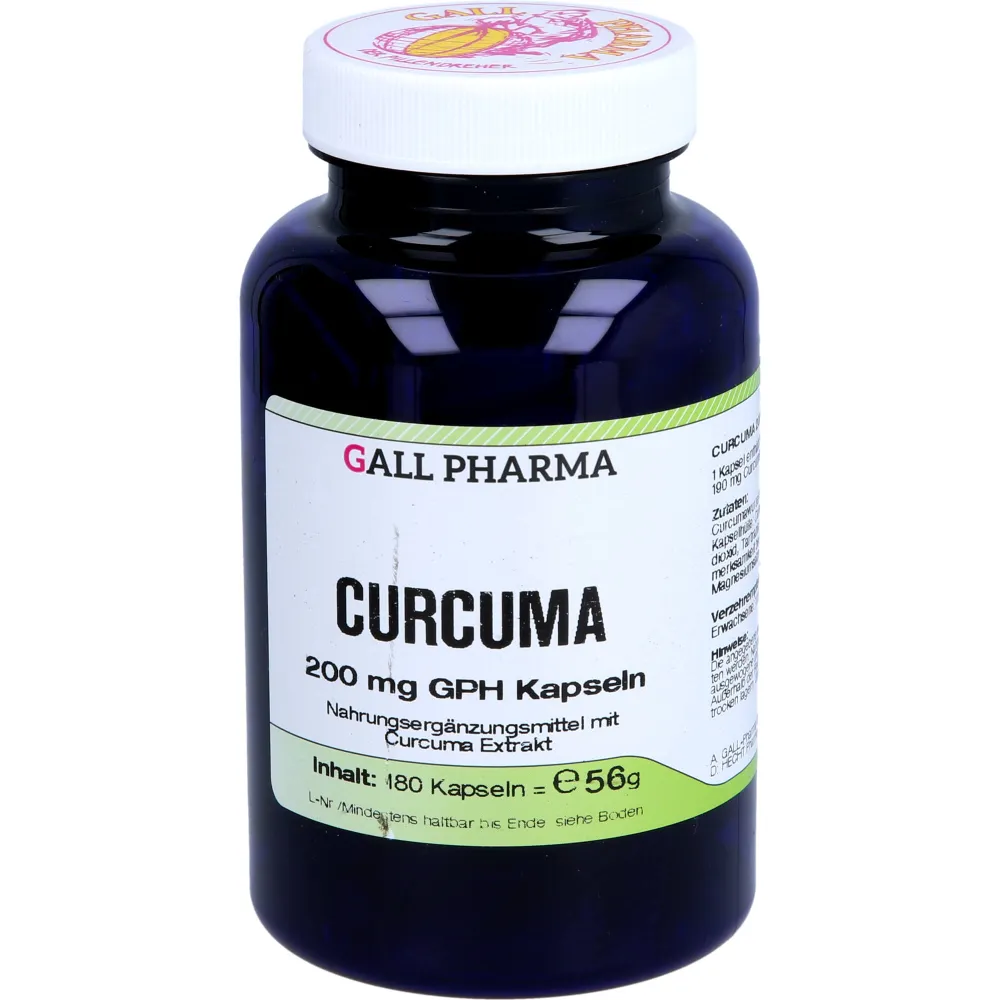 Curcuma 200 mg Kapseln 180 St