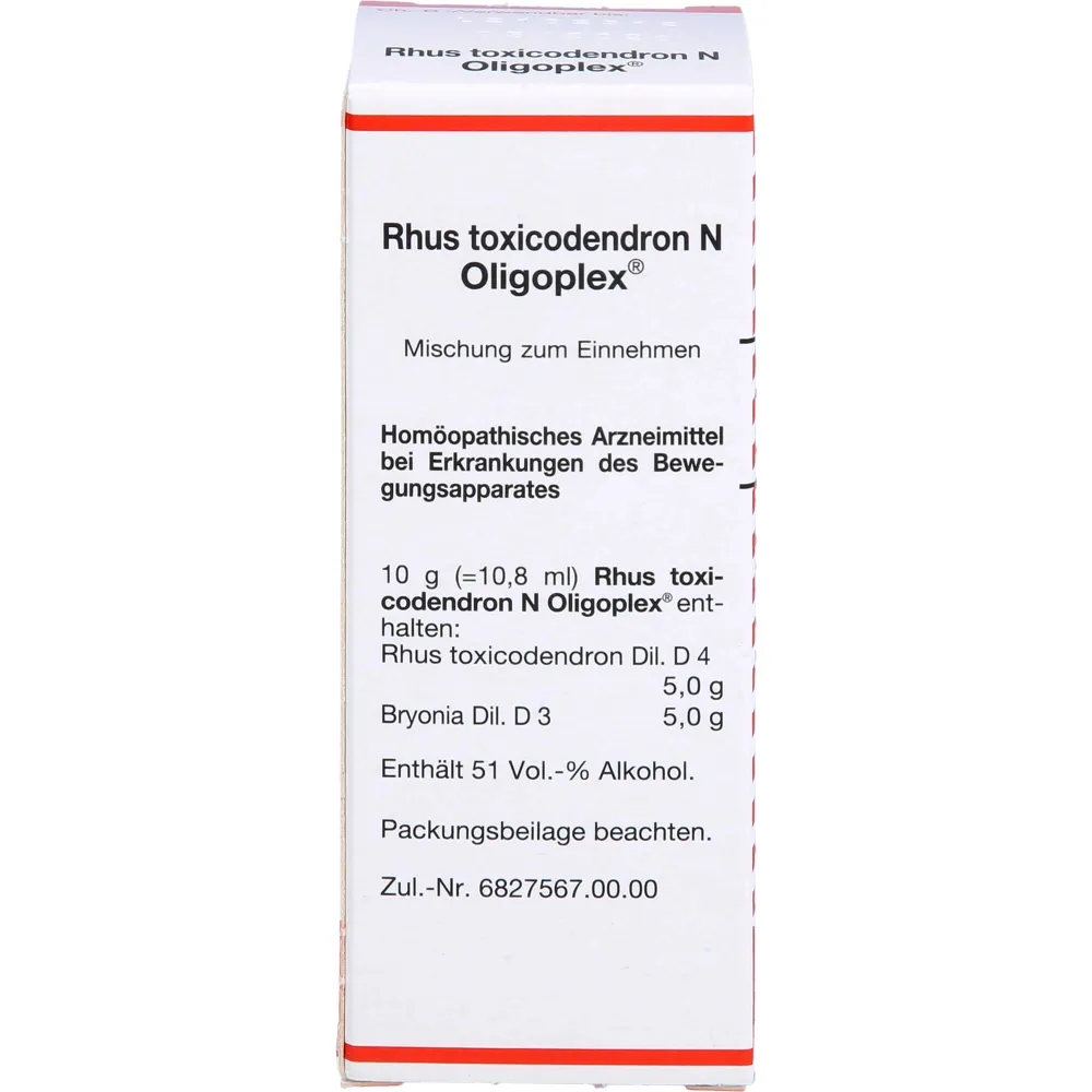 Rhus Toxicodendron N Oligoplex Liquidum 50 ml