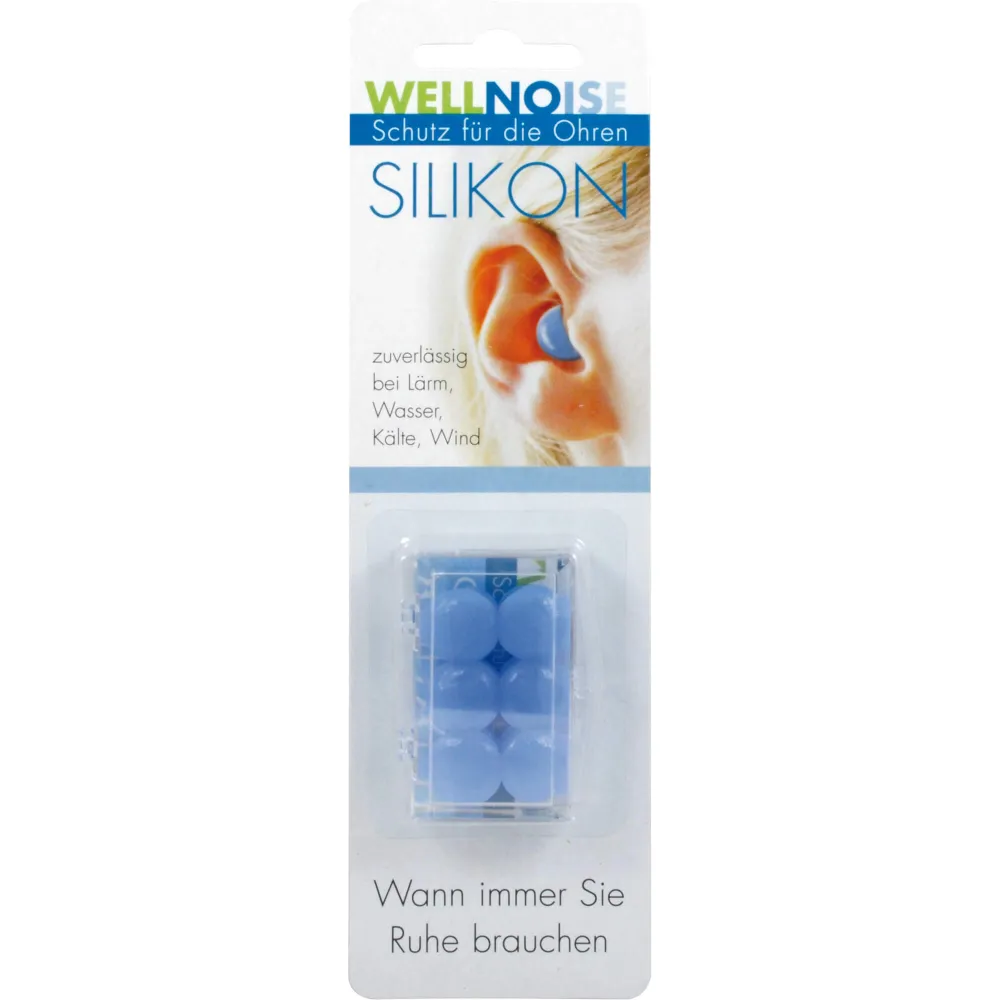 Wellnoise Ohrenstopfen blau Blister 6 St