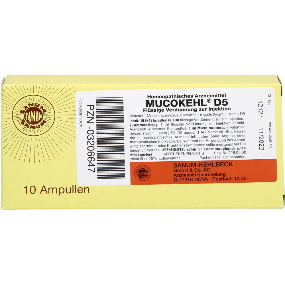 Mucokehl D 5 Ampullen 10 ml