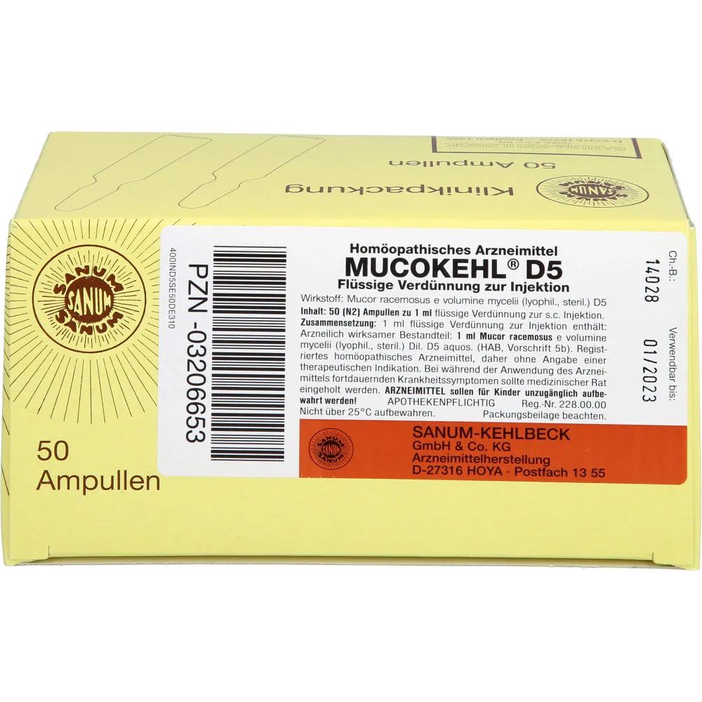 Mucokehl D 5 Ampullen 50 ml