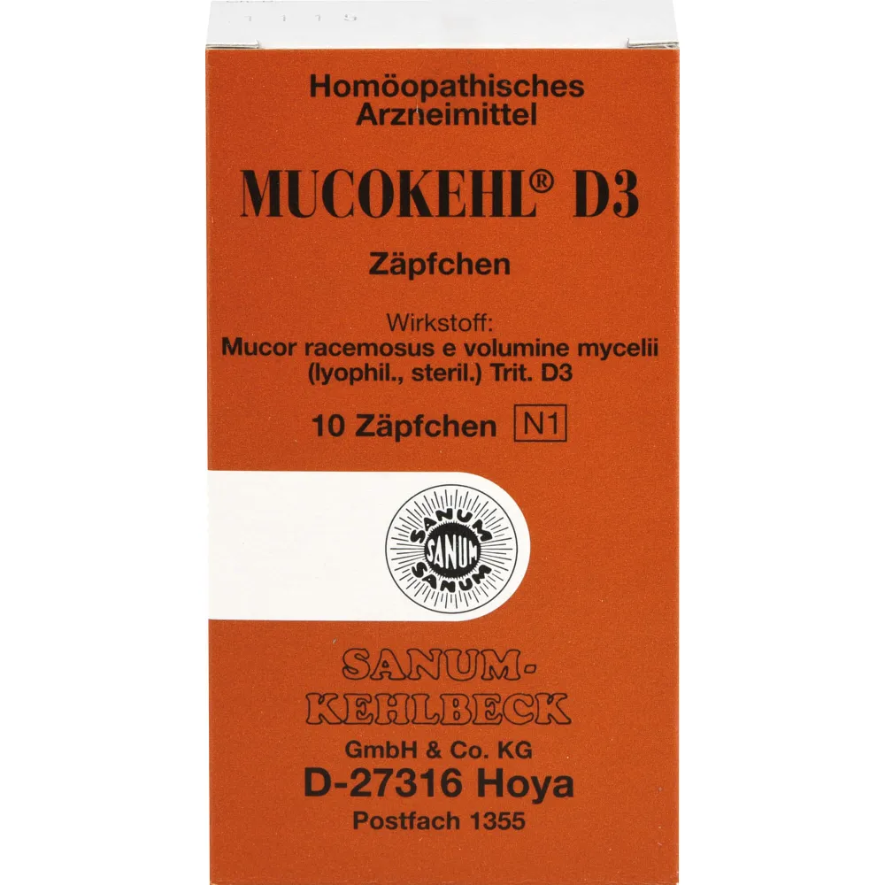 Mucokehl D 3 Zäpfchen 10 St