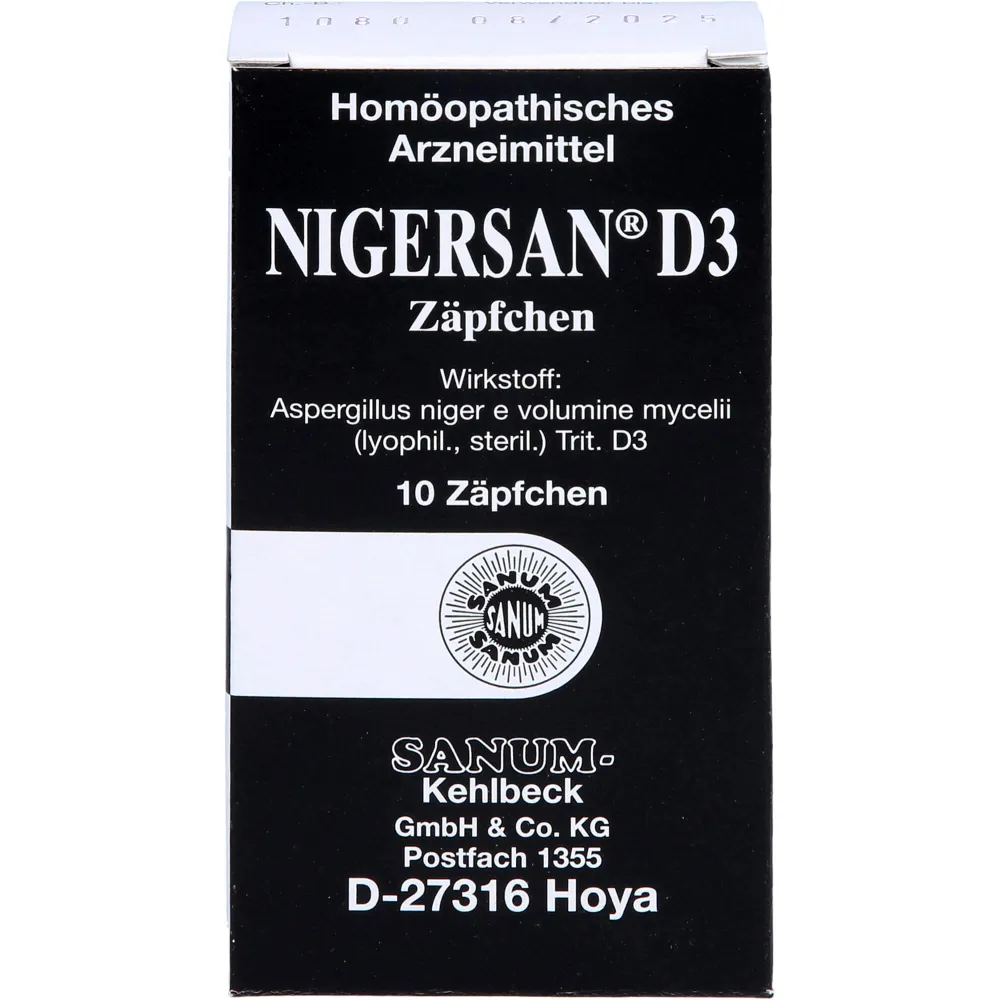 Nigersan D 3 Zäpfchen 10 St