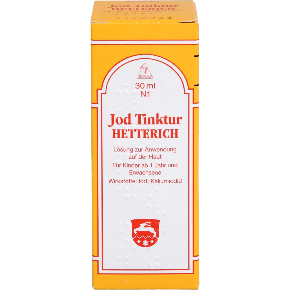 Jodtinktur Hetterich 30 ml
