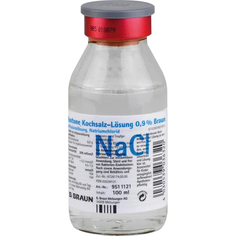 Kochsalzlösung 0,9% Glasfl. 100 ml