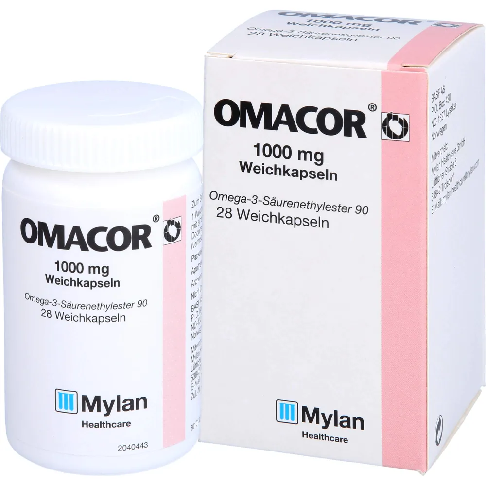 Omacor 1.000 mg Weichkapseln 28 St