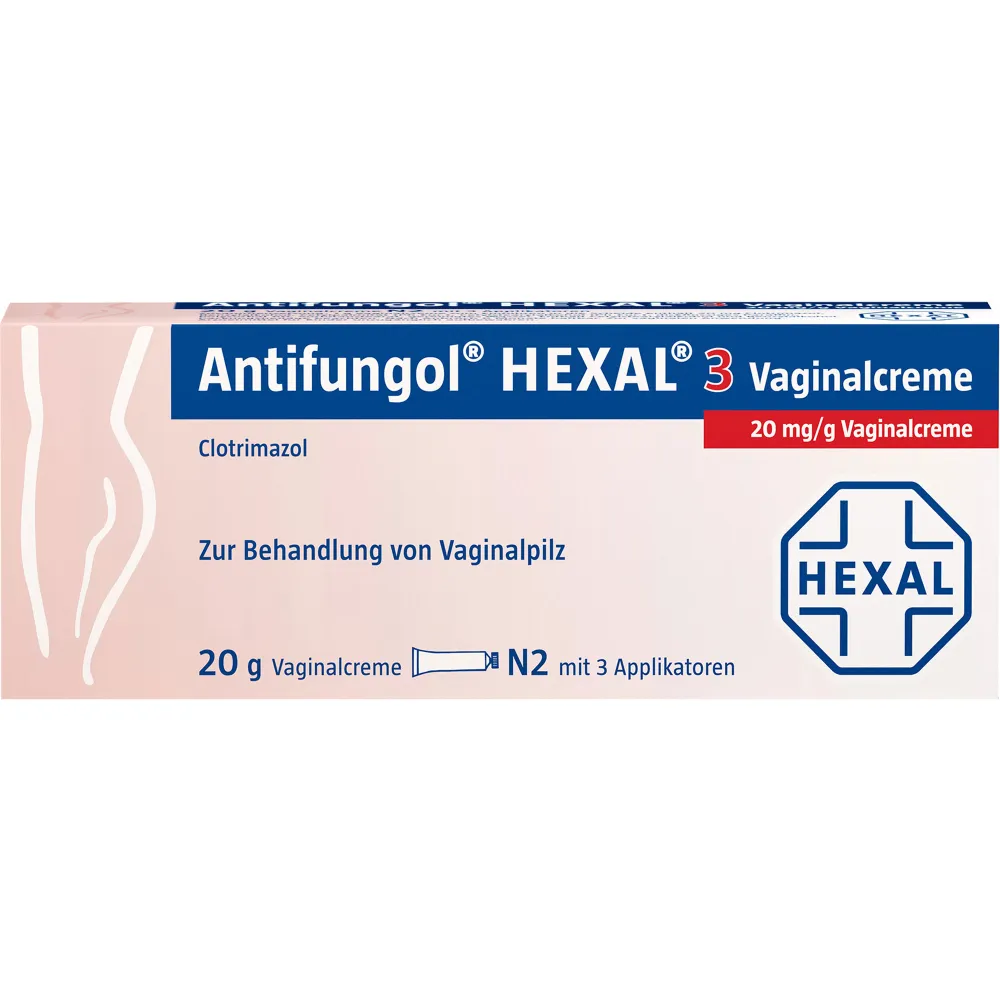 Antifungol Hexal 3 Vaginalcreme 20 g