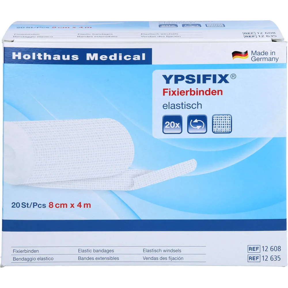Fixierbinde Ypsifix elastisch 8 cmx4 m lose 20 St