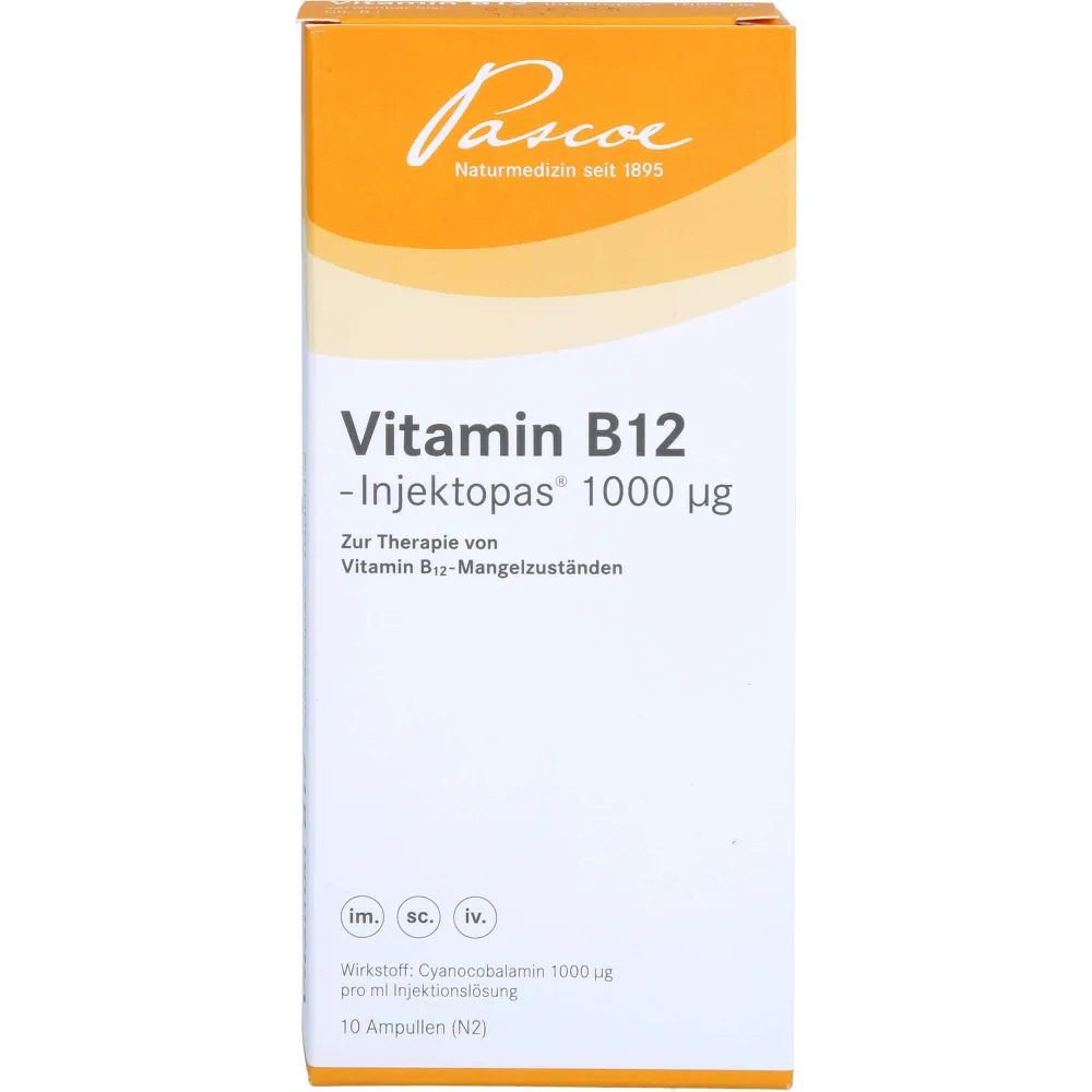 Vitamin B12 Injektopas 1.000 µg Injektionslsg. 10 ml