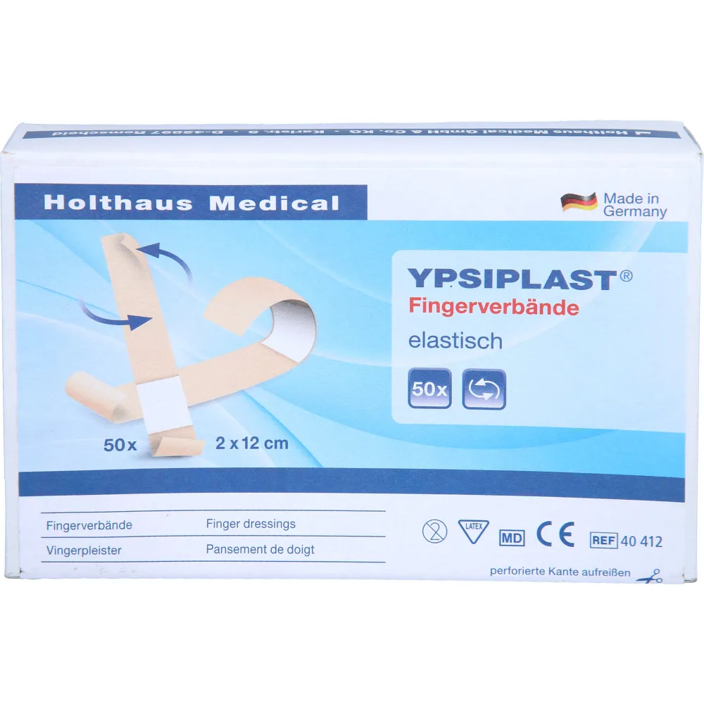 Fingerverband Ypsiplast elastisch 2x12 cm haut 50 St