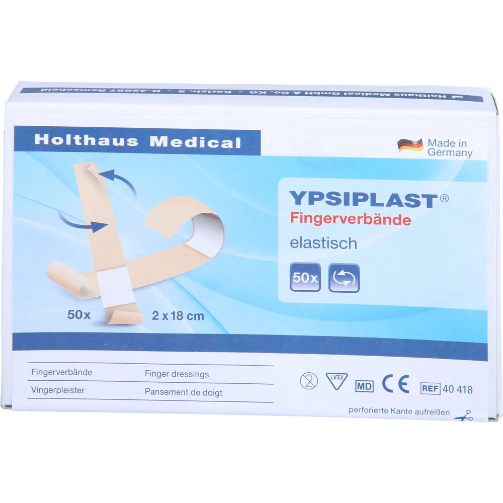 Fingerverband Ypsiplast elastisch 2x18 cm haut 50 St