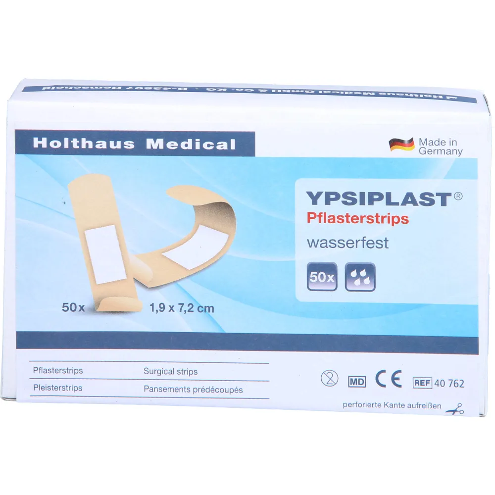 Pflasterstrips Ypsiplast wasserfest 1,9x7,2 cm 50 St