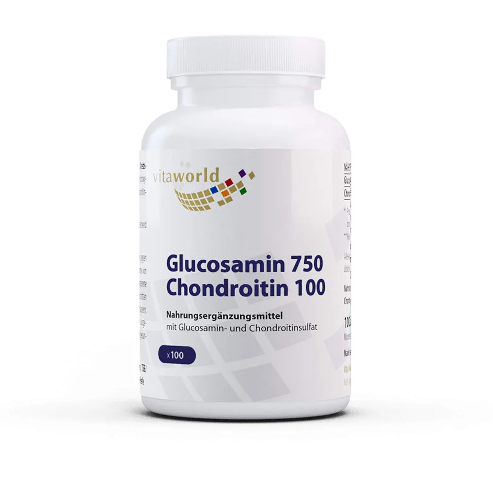 Glucosamin 750 mg+Chondroitin 100 mg Kapseln 100 St