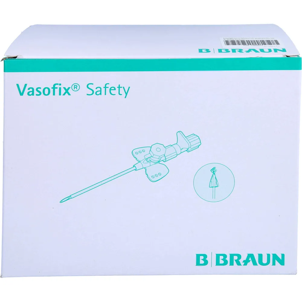 Vasofix Safety Kanüle 22 G 0,9x25 mm blau 50 St
